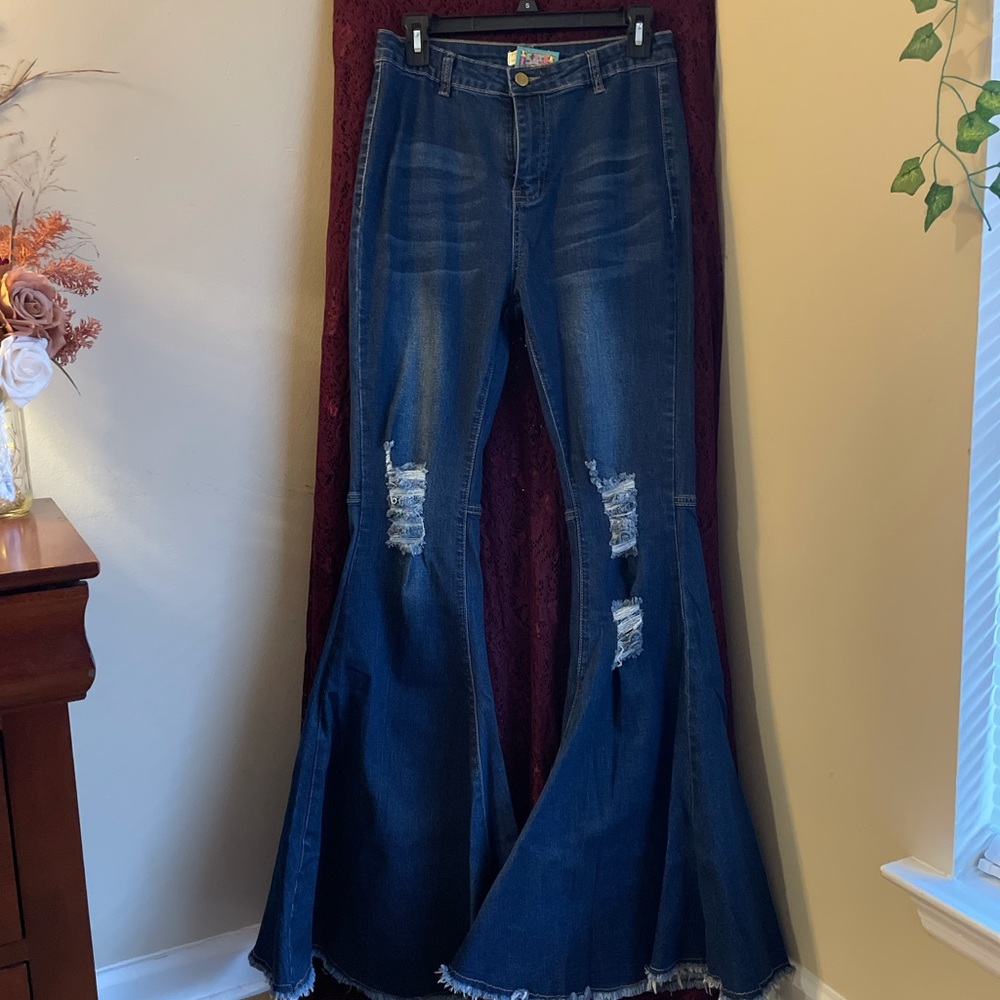 NWT Turquoise Haven Bellbottoms